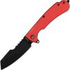 Daggerr Rhino Linerlock Orange Sheepsfoot Knife