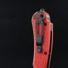 Daggerr Rhino Linerlock Orange Sheepsfoot Knife