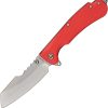 Daggerr Rhino Linerlock Orange Stonewash Sheepsfoot