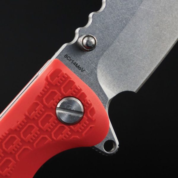 Daggerr Rhino Linerlock Orange Stonewash Sheepsfoot