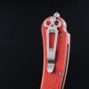 Daggerr Rhino Linerlock Orange Stonewash Sheepsfoot