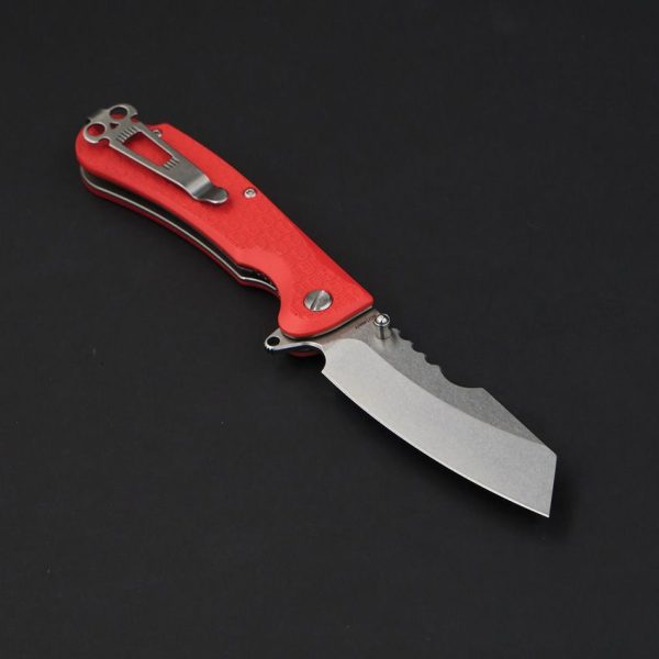 Daggerr Rhino Linerlock Orange Stonewash Sheepsfoot