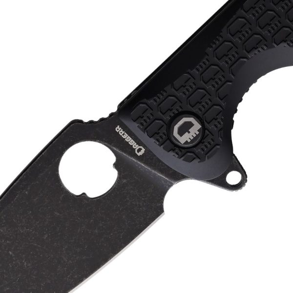 Daggerr Resident Linerlock Black Spear Point