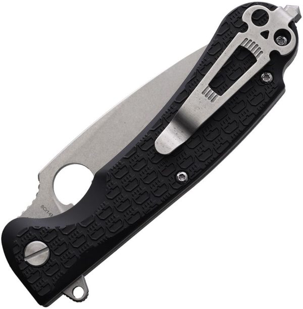 Daggerr Resident Linerlock Black Stonewash Spear