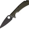 Daggerr Resident Linerlock Olive Black Stonewash