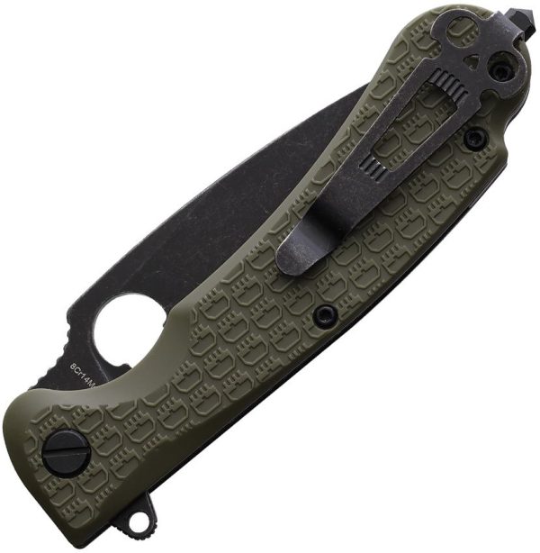 Daggerr Resident Linerlock Olive Black Stonewash