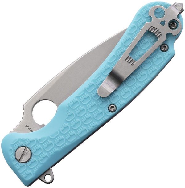 Daggerr Resident Linerlock Light Blue Spear Point
