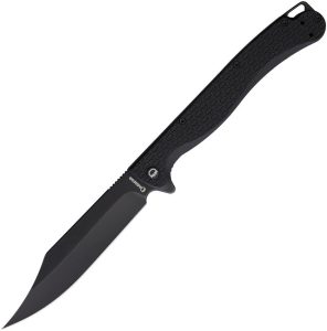 Daggerr Toothpick Linerlock Black Clip Point