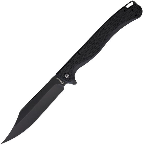 Daggerr Toothpick Linerlock Black Clip Point