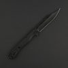 Daggerr Toothpick Linerlock Black Clip Point
