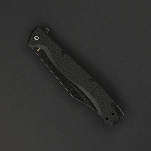 Daggerr Toothpick Linerlock Black Clip Point
