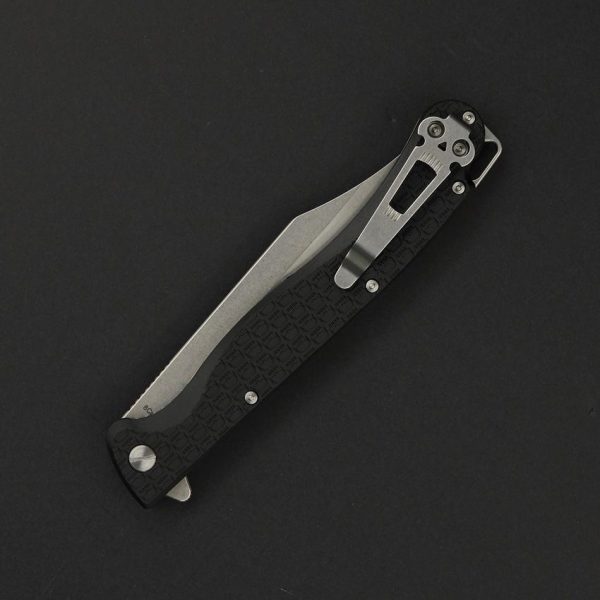 Daggerr Toothpick Linerlock Black Stonewash