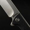 Daggerr Toothpick Linerlock Black Stonewash