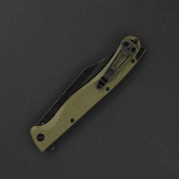 Daggerr Toothpick Linerlock OD Green Black Stonewash