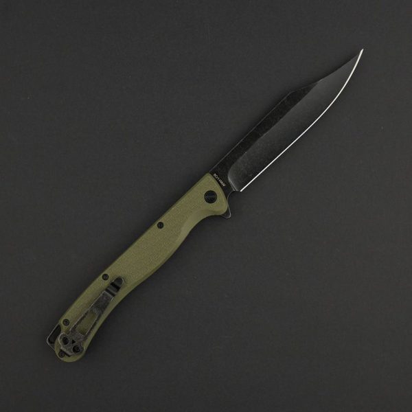 Daggerr Toothpick Linerlock OD Green Black Stonewash