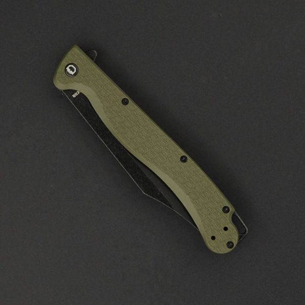 Daggerr Toothpick Linerlock OD Green Black Stonewash