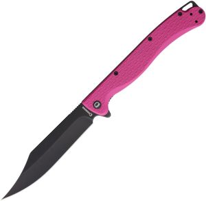 Daggerr Toothpick Linerlock Pink Black Stonewash