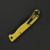 Daggerr Toothpick Linerlock Yellow Black Stonewash