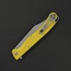 Daggerr Toothpick Linerlock Yellow Stonewash