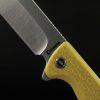 Daggerr Toothpick Linerlock Yellow Stonewash