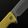 Daggerr Toothpick Linerlock Yellow Stonewash