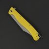 Daggerr Toothpick Linerlock Yellow Stonewash