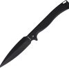 Daggerr Vendetta Linerlock Black Dagger Blade