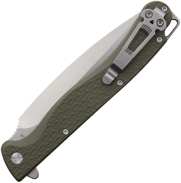 Daggerr Vendetta Linerlock OD Green Stonewash