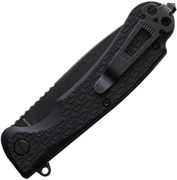Daggerr Wocket Linerlock Black Drop Point