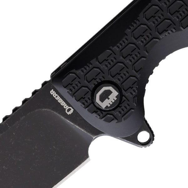 Daggerr Wocket Linerlock Black Drop Point