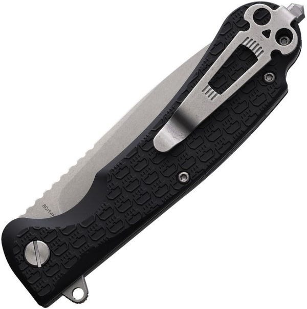 Daggerr Wocket Linerlock Black Stonewash