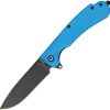 Daggerr Wocket Linerlock Blue Drop Point
