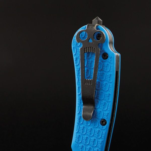 Daggerr Wocket Linerlock Blue Drop Point