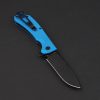 Daggerr Wocket Linerlock Blue Drop Point