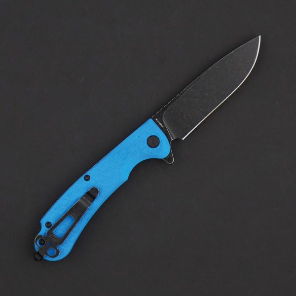 Daggerr Wocket Linerlock Blue Drop Point