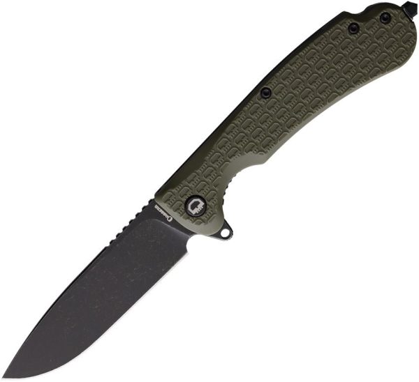 Daggerr Wocket Linerlock Olive FRN - Black Stonewash