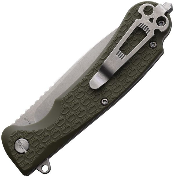 Daggerr Wocket Linerlock Olive FRN - Stonewash