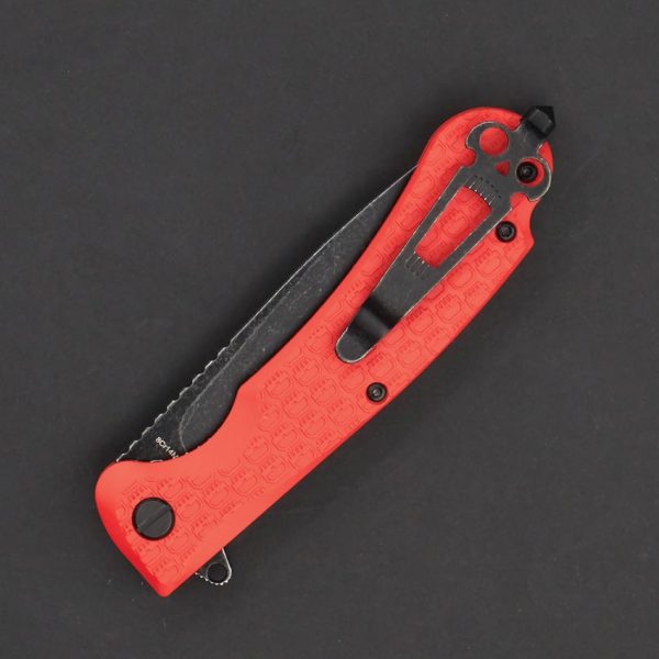 Daggerr Wocket Linerlock Orange FRN - Black Stonewash