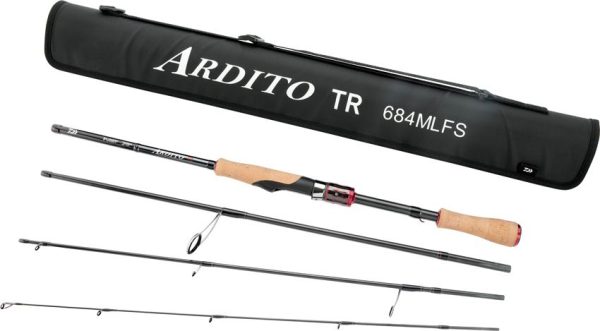 Daiwa Ardito 4 Pc Travel Rod 6 ft 8 in Spinning