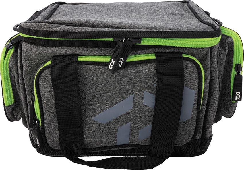 Daiwa D-Box Tackle Bag with 3 D-Boxes, Gray, 16" x 10" x 10"