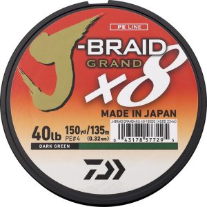Daiwa J-Braid Grand Line 40lb 150yd Dark Green