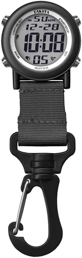 DK2880.jpg Dakota Digital Backpacker Watch - Black Aluminum E.L. Dial