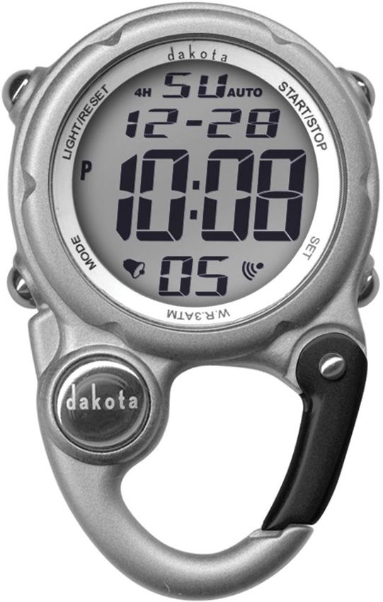Dakota Digi Cute Clip Watch Silver - Sandblast Alloy