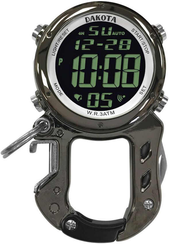 Dakota Digital ZipClip Gunmetal - Multi-Tool Watch