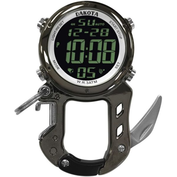 Dakota Digital ZipClip Gunmetal - Multi-Tool Watch