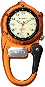 Dakota Mini Clip Microlight Orange Aluminum Watch