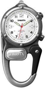 DK3842.jpg Dakota Mini Clip Microlight Antique Silver Watch