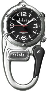 DK3860.jpg Dakota Sunray Mini Clip Silver Aluminum Watch