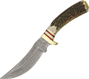DM1045.jpg Damascus Mountain Hunter 10" Fixed Blade Damascus Steel Knife