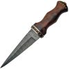 Damascus Sgian Dubh Fixed Blade Dagger 7" Damascus Steel Knife
